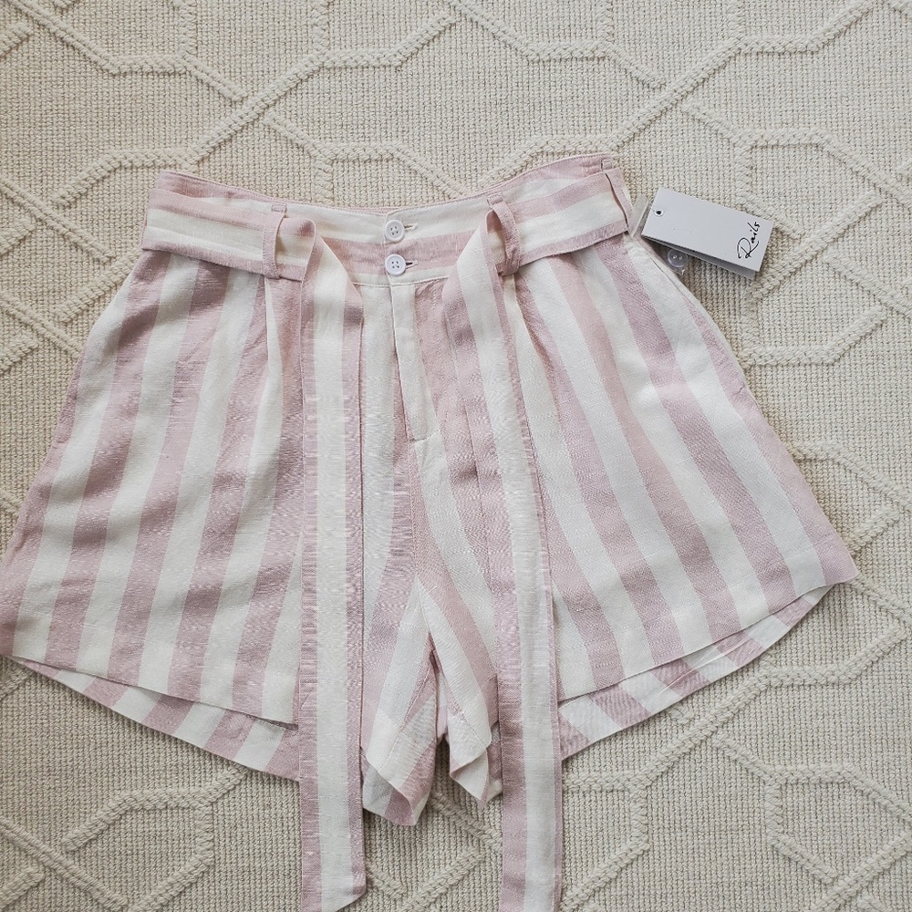 Rails Pink Striped Shorts w/ tags